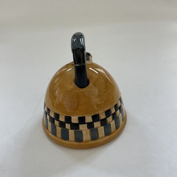 Vintage SAKURA Salt & Pepper Shakers Teapot Tea Kettle Ceramic Country Farmhouse - Picture 6 of 10